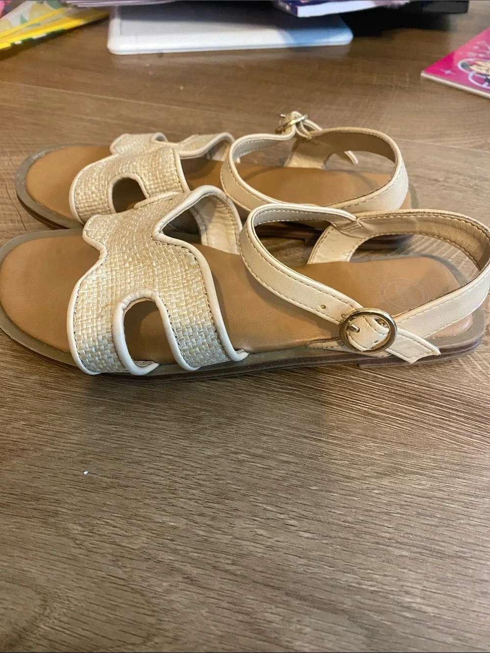 Sonoma Pale Blue Girls' Cross-Strap Sandals